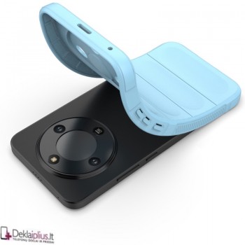Magic Shield guminis dėklas - šviesiai mėlynas (Huawei Honor Magic 8 Lite)